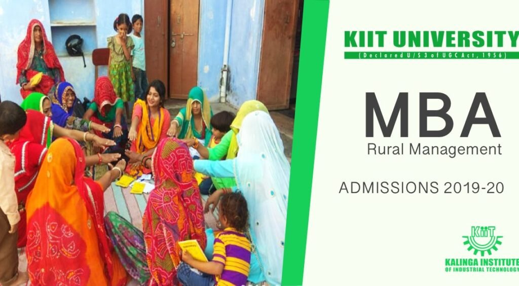 MBA in Rural Management at KIIT University