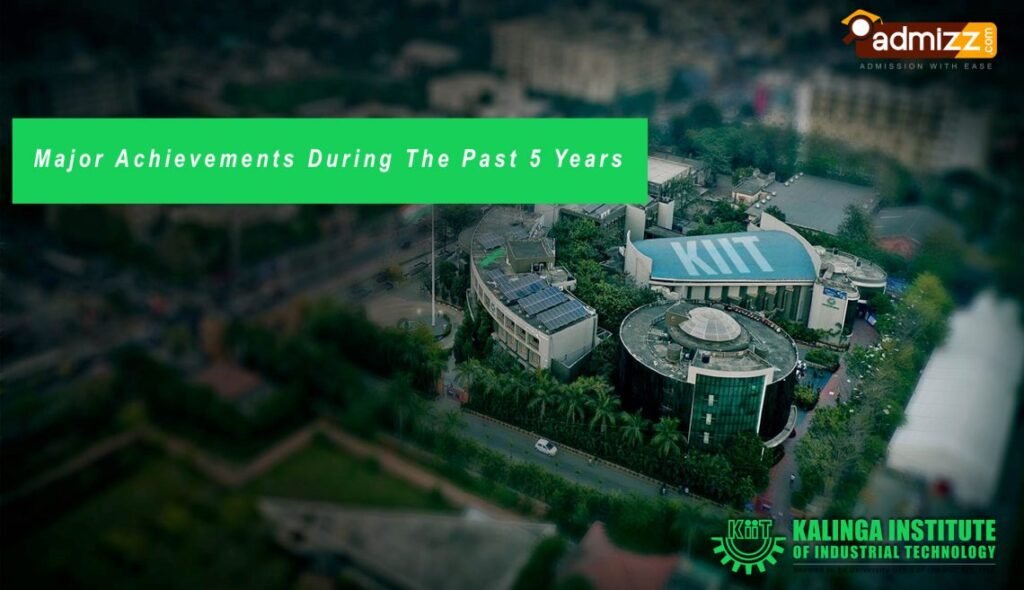 Major Achievements of KIIT University During The Past 5 Years