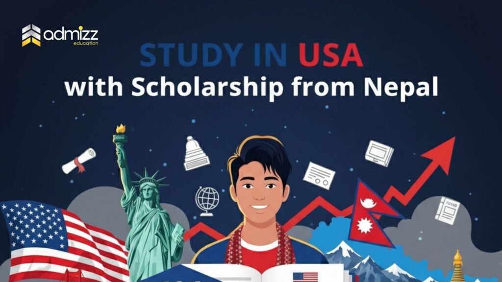study in USA with scholarship from Nepal