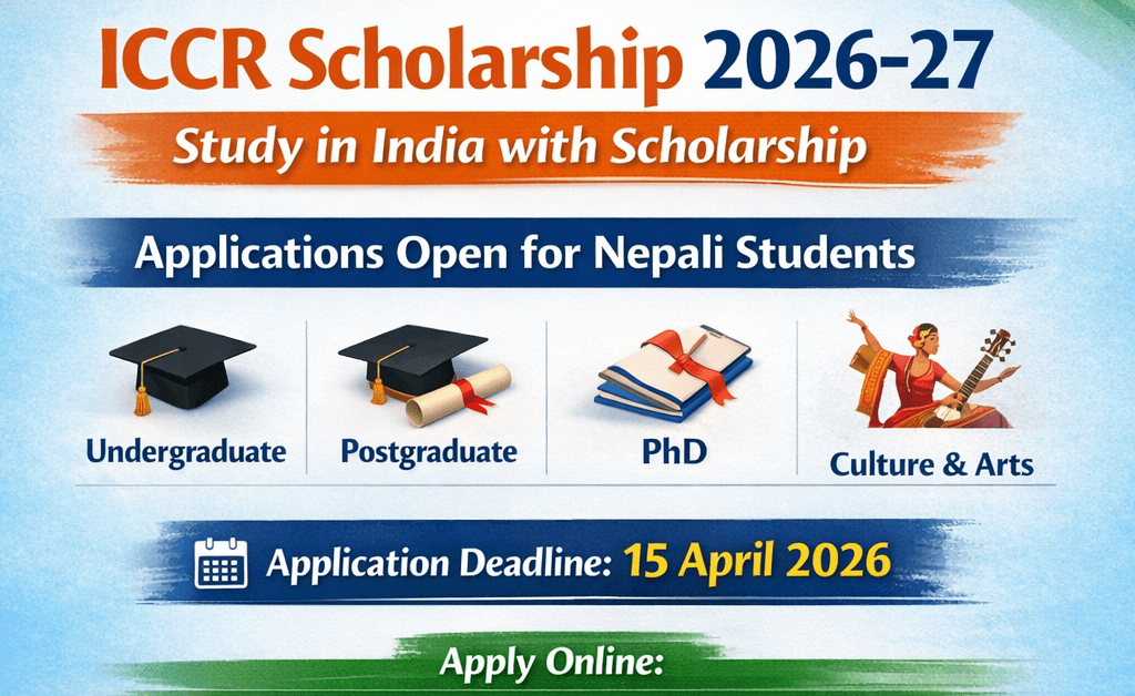 ICCR Scholarship 2026: Study in India